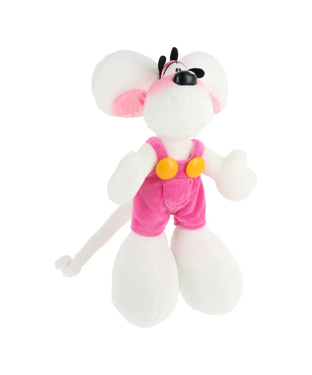Peluche Diddl en salopette Rose 30cm de la collection Diddl