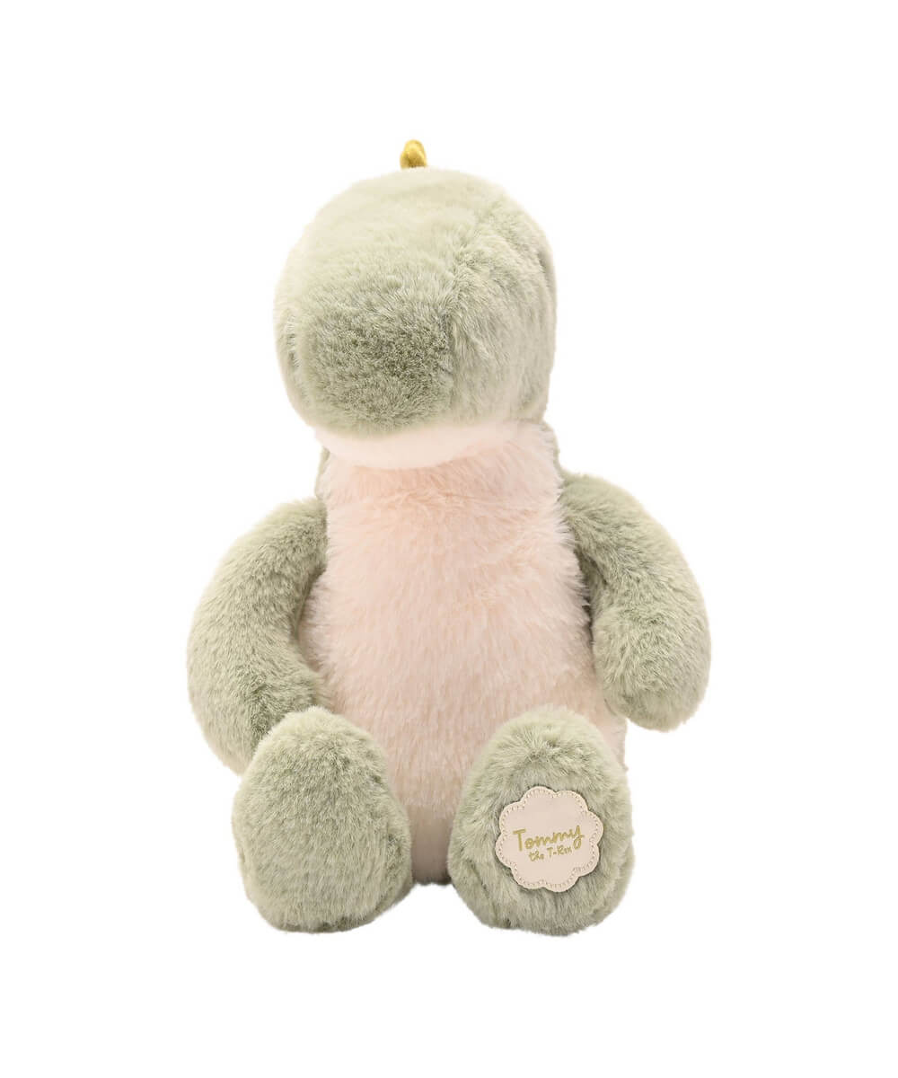 Peluche dinosaure Tommy vert, sélection Merci Léonie, sur fond blanc