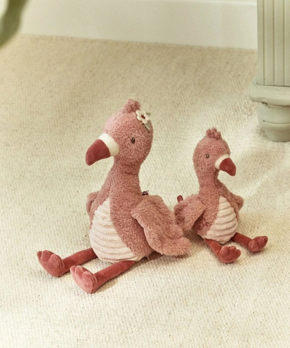 Peluche Flamant rose de la marque Little Dutch