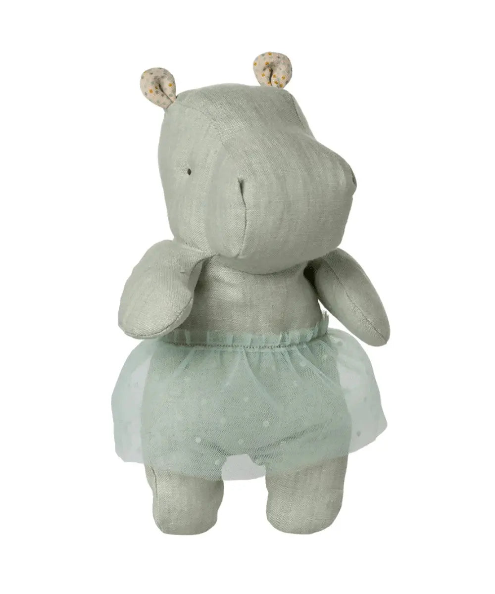 Peluche Hippopotame Menthe Tutu de la collection Safari Friends de Maileg