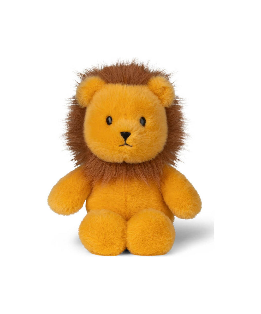 Peluche Lion WWF Fuzzy 18 cm de Bon Ton Toys, de face, crinière brune et corps ocre