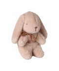 Peluche lapin Bunny Mini rose poudré avec nœud Maileg