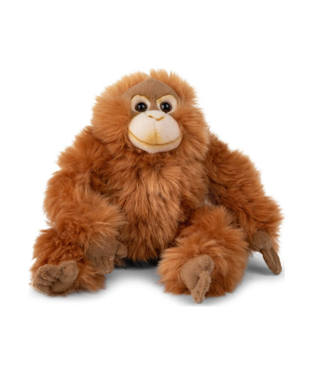 Peluche Orang-outan WWF 23 cm de Bon Ton Toys, de face sur fond blanc
