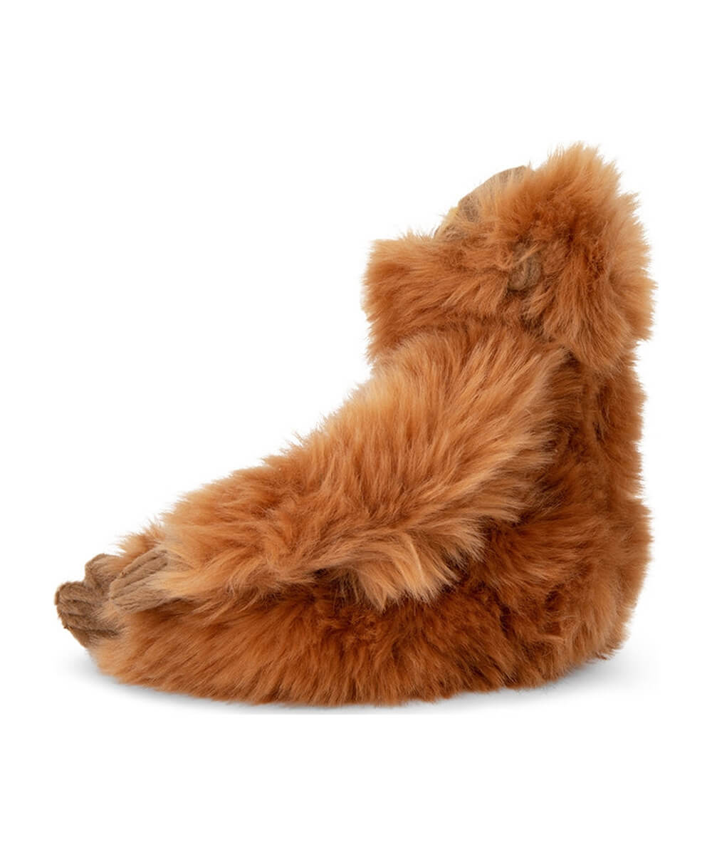 Peluche Orang-outan WWF 23 cm de Bon Ton Toys, de profil sur fond blanc