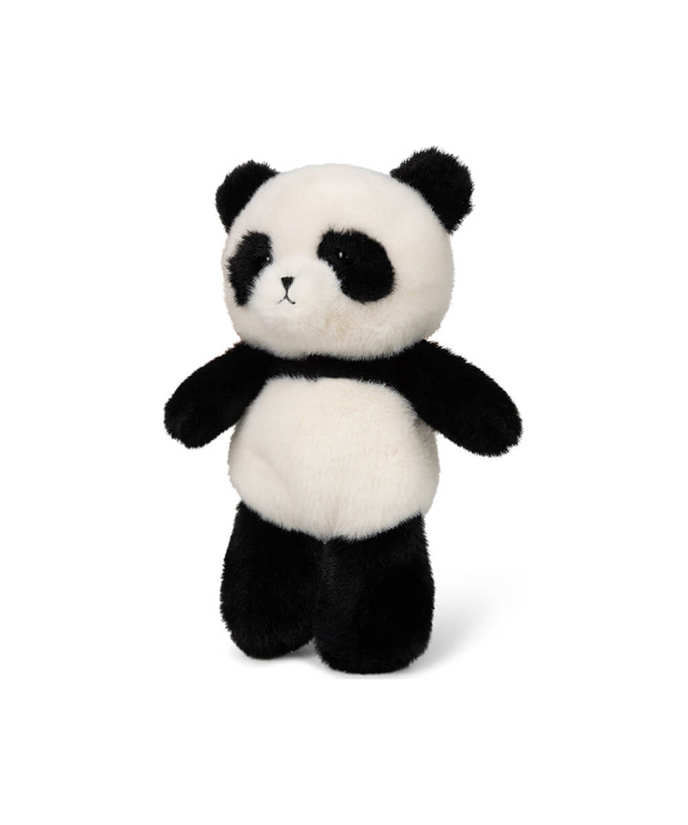 Peluche Panda WWF Fuzzy 18 cm de Bon Ton Toys, debout de trois quarts sur fond blanc