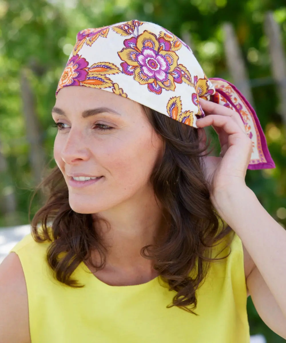 Foulard Indien Enfant - Jakarta Ecru de la marque Bonheur du Jour