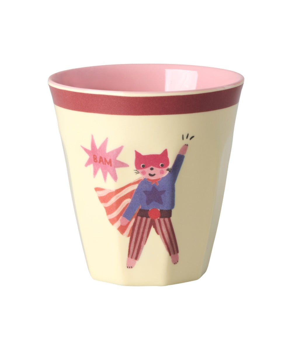 Petit gobelet Hero rose Rice motif Chat