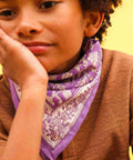 Foulards Bébé, Enfant Calcutta Violet So Family Merci Léonie