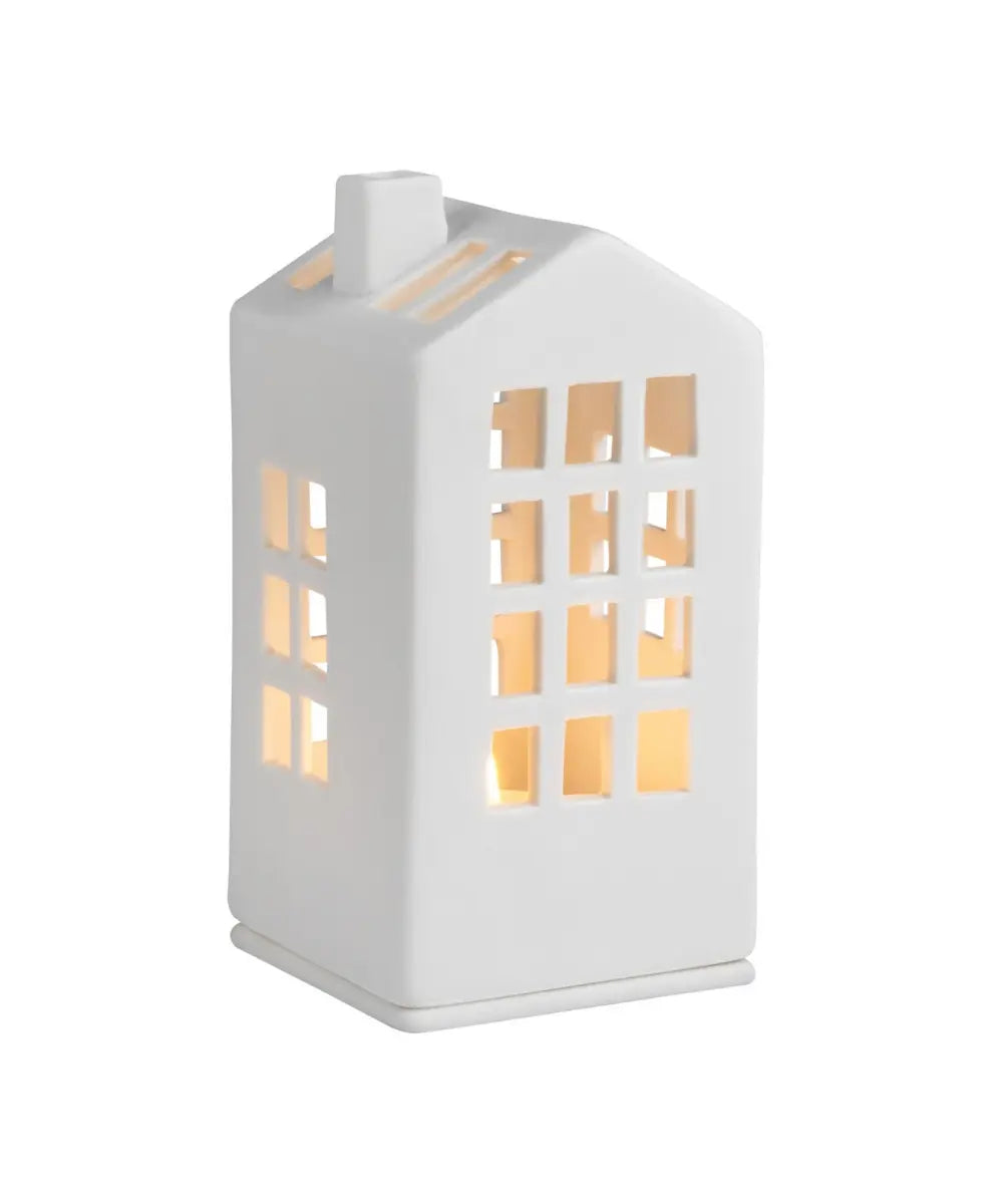 Photophore en porcelaine en forme de Maison modèle "Mairie" de la marque de décoration Räder
