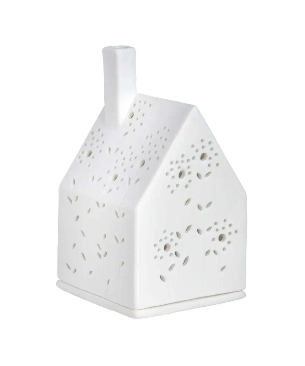 Photophore en porcelaine en forme de maison de la marque de décoration Räder