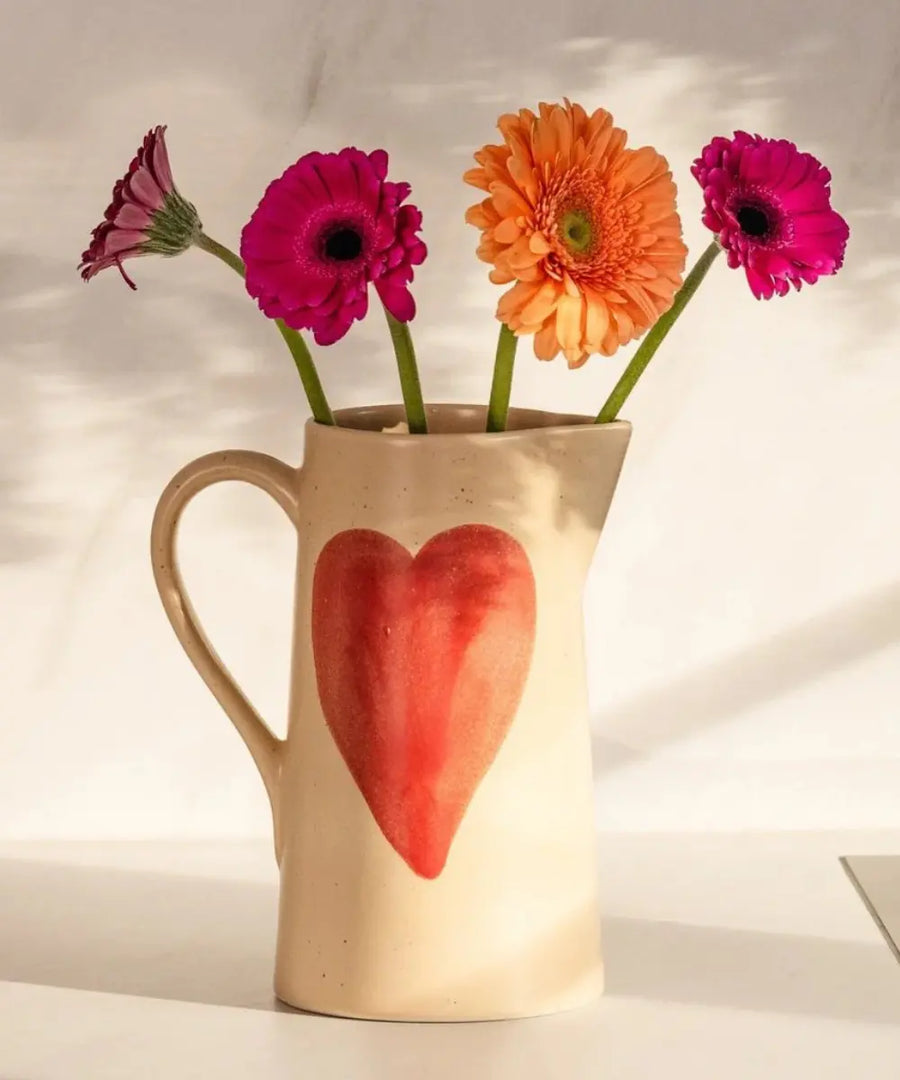 Grand pichet Cozy Coeur de Egg Back Home