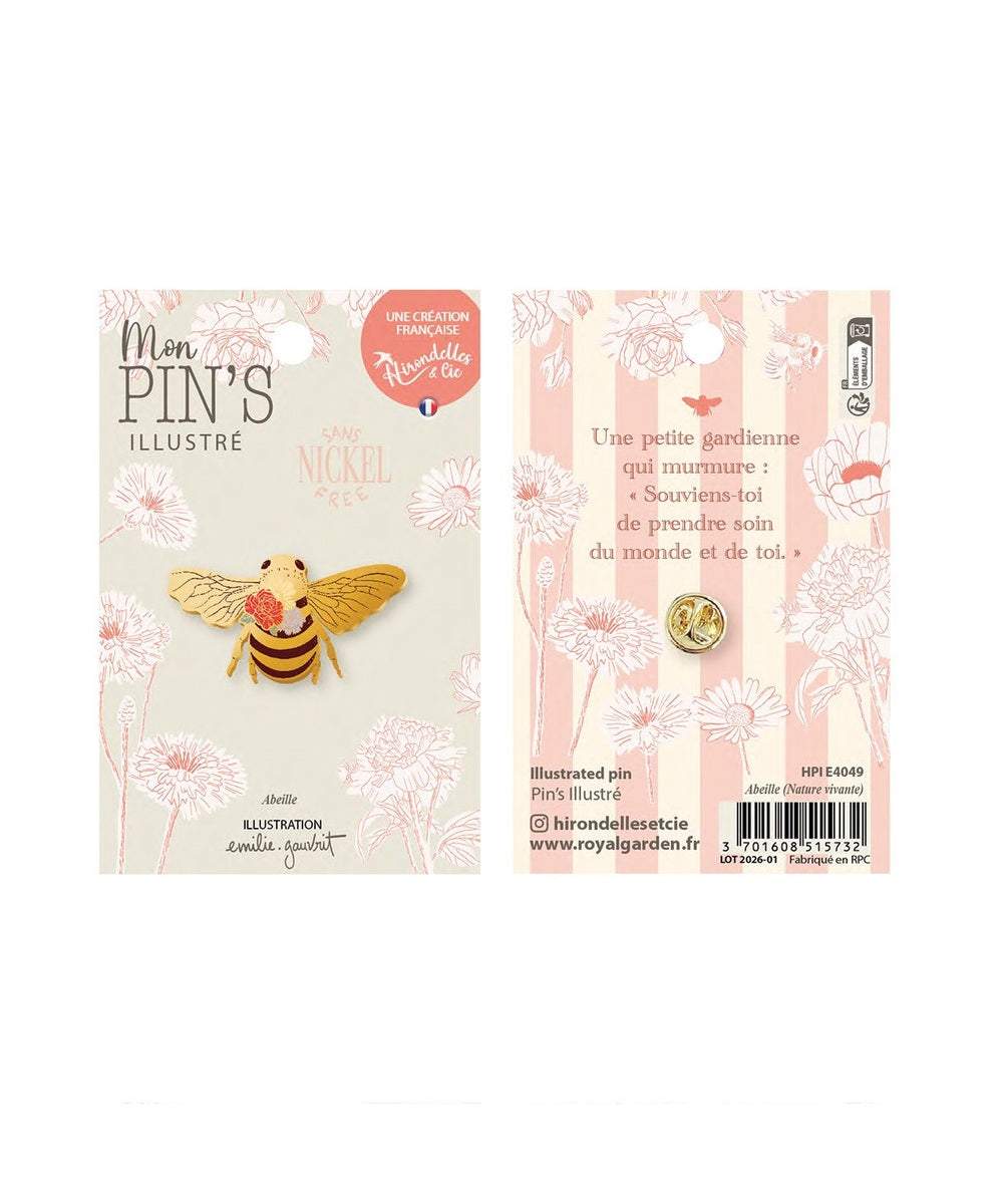 Pin's Abeille Nature Vivante