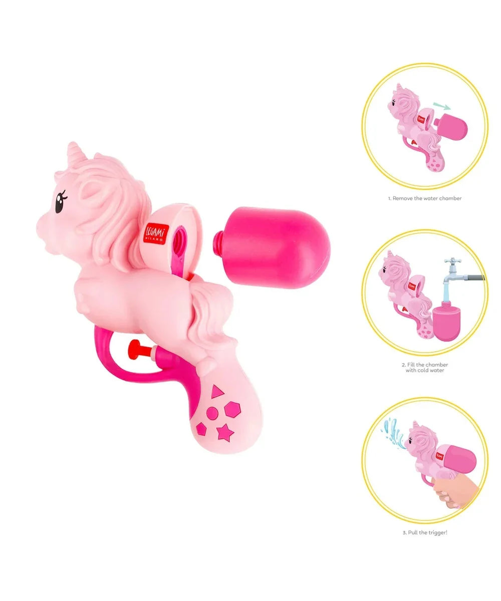 Pistolet à eau Licorne Legami