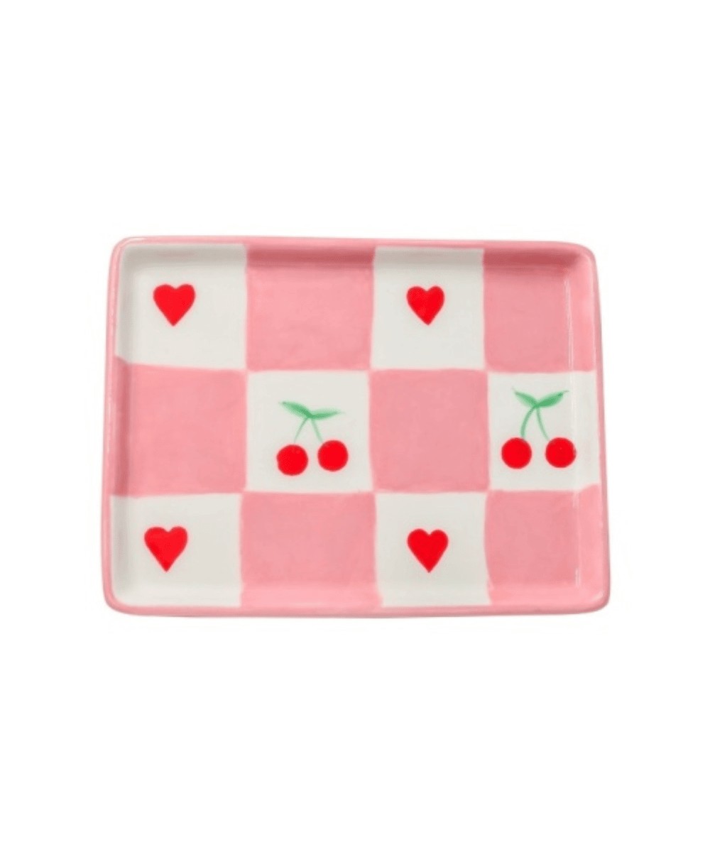 Plateau Vide-Poche Javier Cherry Charm de la marque belge Qué Rico