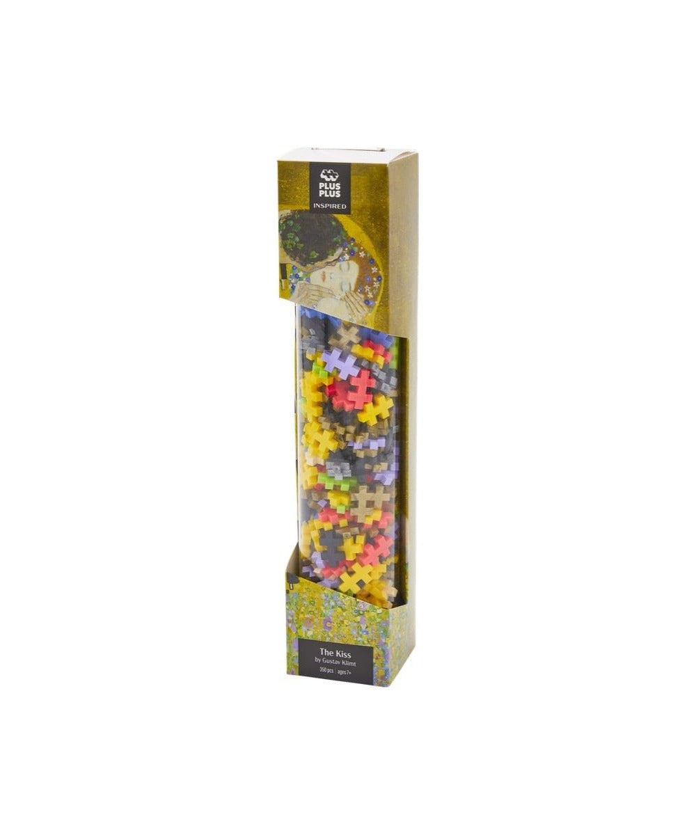 Inspired Le Baiser de Klimt - 350 pièces de Plus-Plus, sur fond blanc