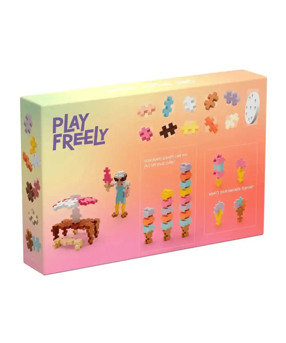 Vue du packaging du kit Découverte Glacier de Plus Plus