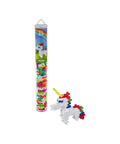 Tube Licorne - 100 pièces de Plus-Plus, sur fond blanc