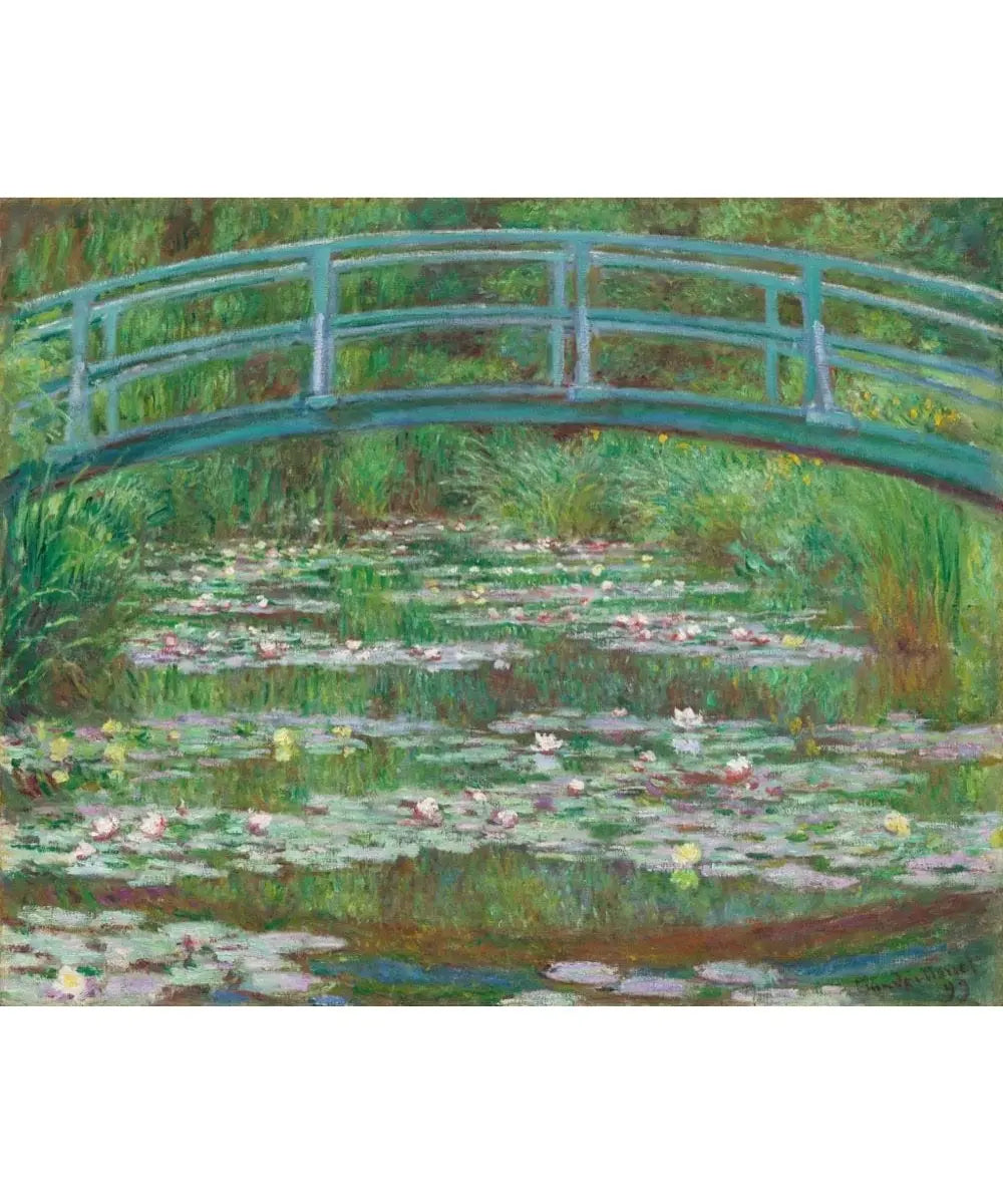 Le kit Plus Plus Inspired Passerelle Japonaise de Claude Monet