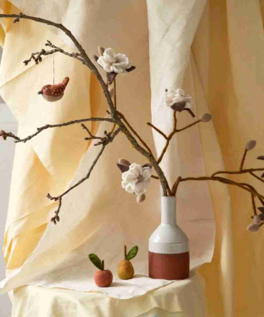 Vue en situation de Pomme rouge poudré de la marque Gry & Sif