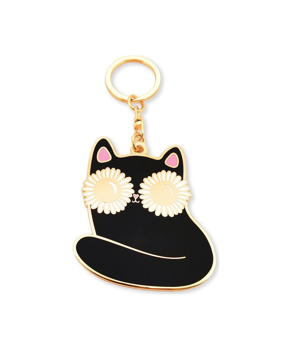 Porte-clés Chat Retro Love