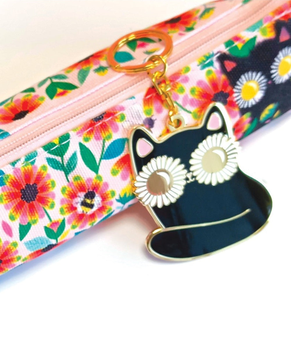 Porte-clés Chat Retro Love