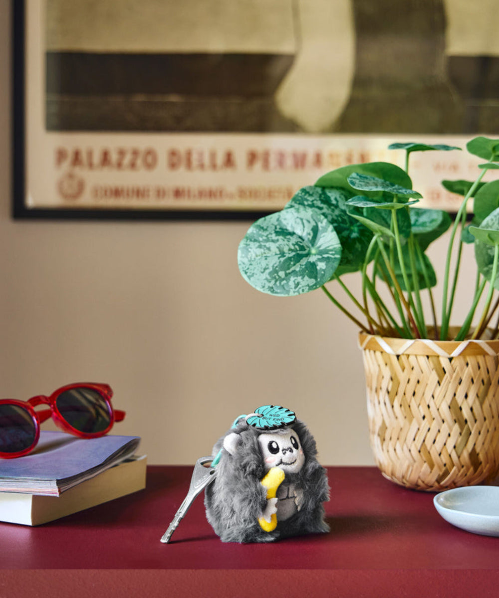 Porte-Clés en Peluche Gorille - Tiny Super Soft! de Legami