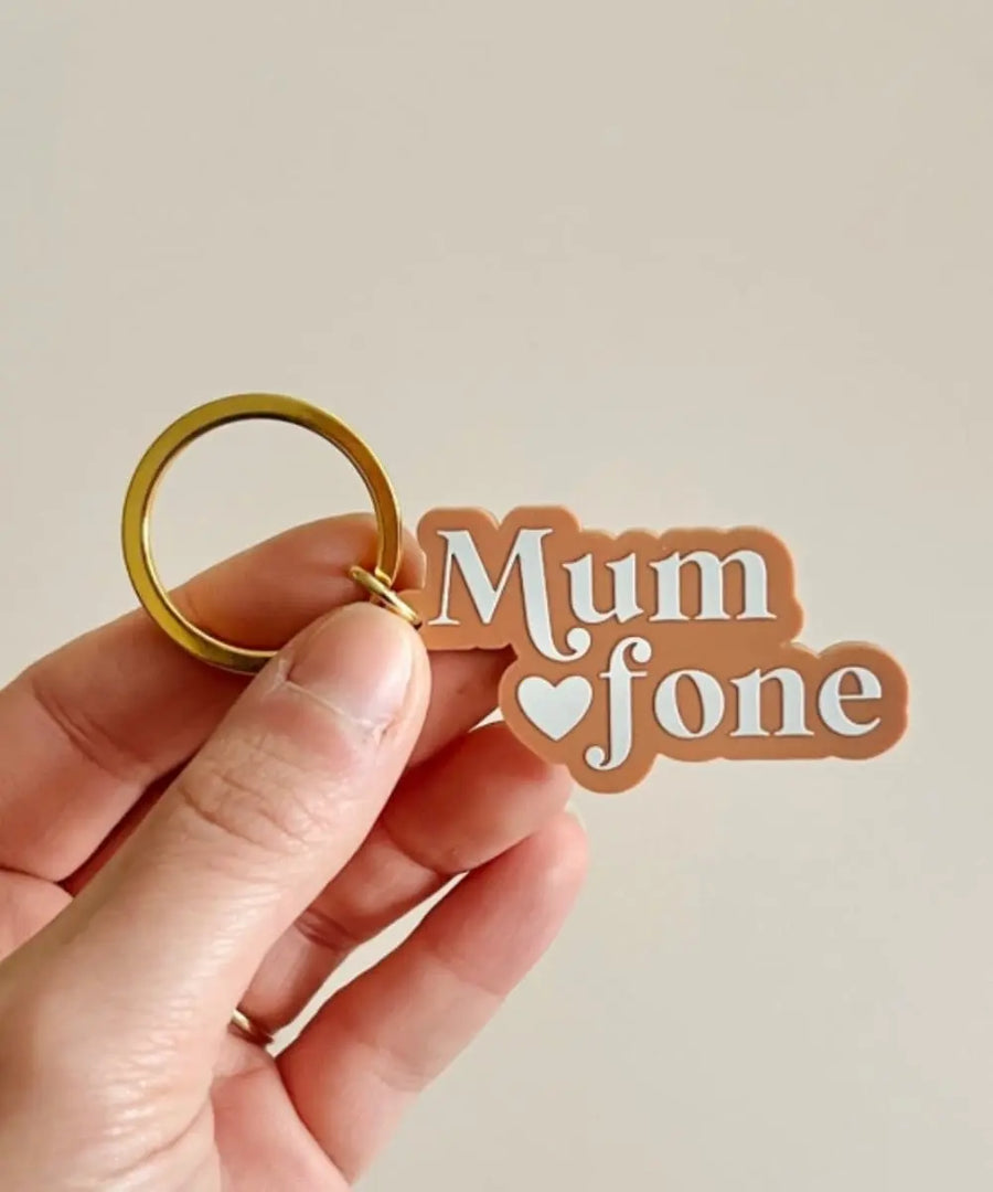 Porte-clés Mum of One en plexiglas