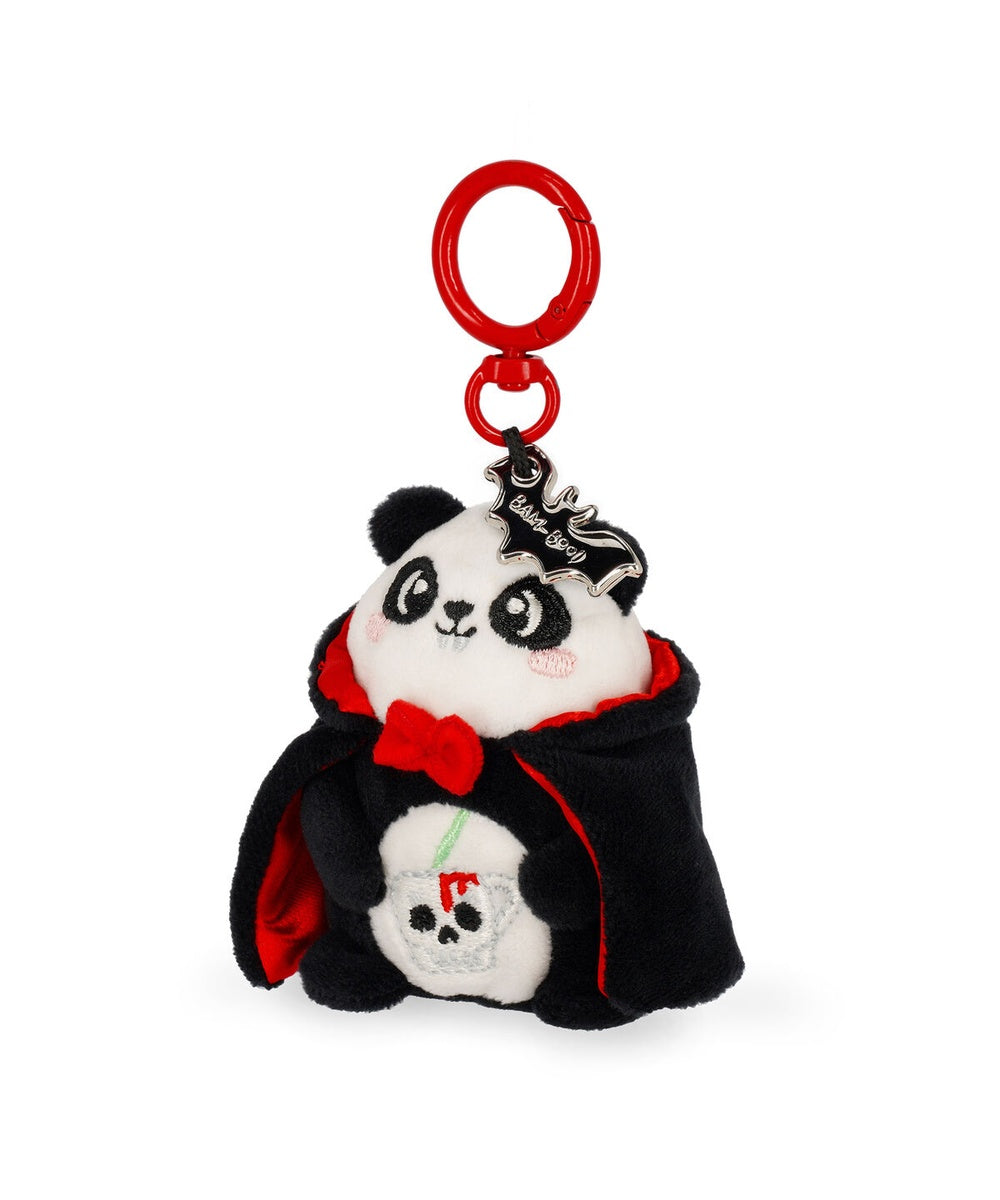 Porte-clés peluche mini panda bam boo de Legami,collection super soft Halloween.