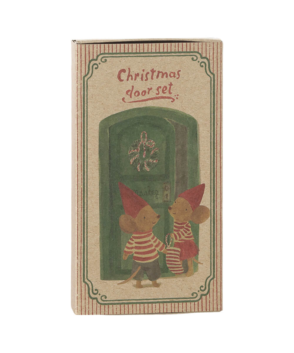 Porte de Noël pour Souris Maileg, autre vue sur fond blanc 3