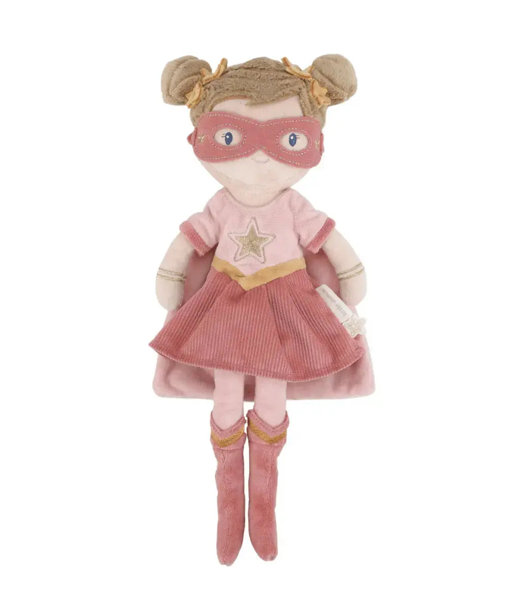 Vue de face de la poupée Super-Héros Rosa de Little Dutch