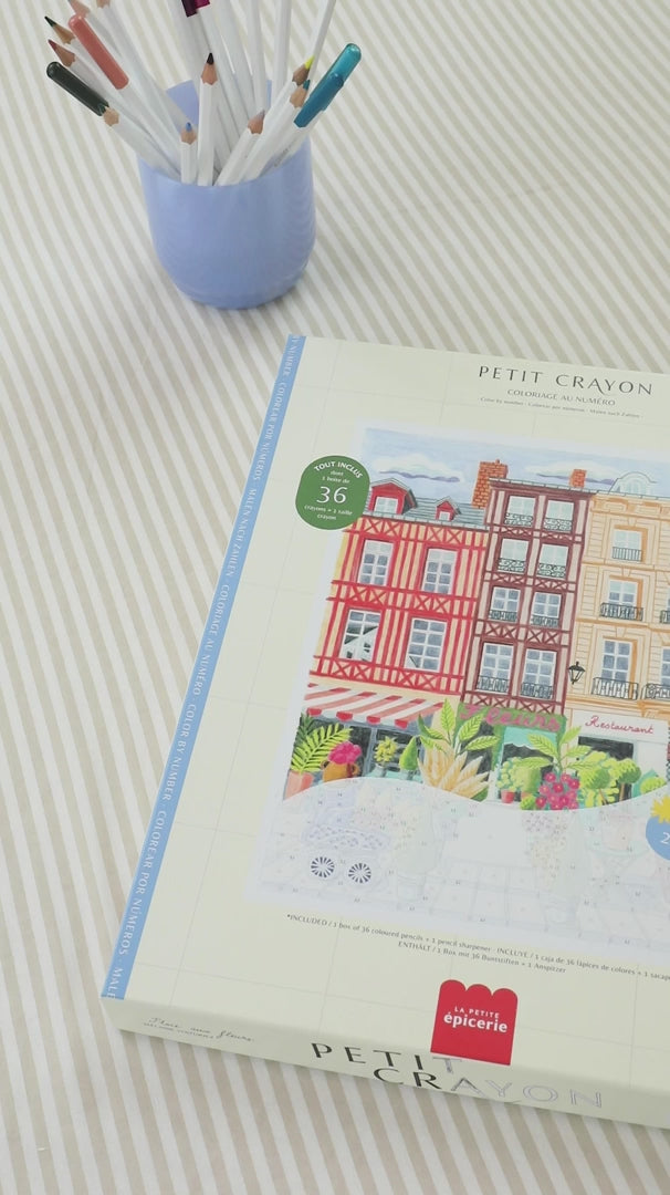 Vidéo de présentation du Coloriage au numéro Place aux Fleurs de La Petite Epicerie