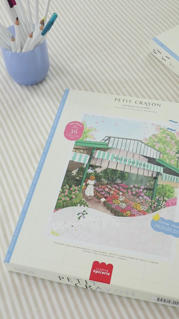 Vidéo de présentation du Coloriage au numéro La Saison des Fleurs de La Petite Epicerie