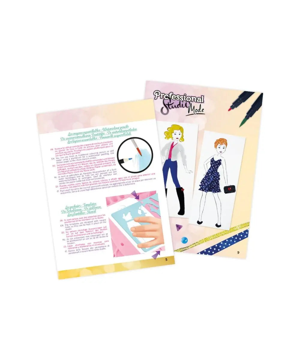 Détails des fiches explicatives du Professional Studio Mode de Buki