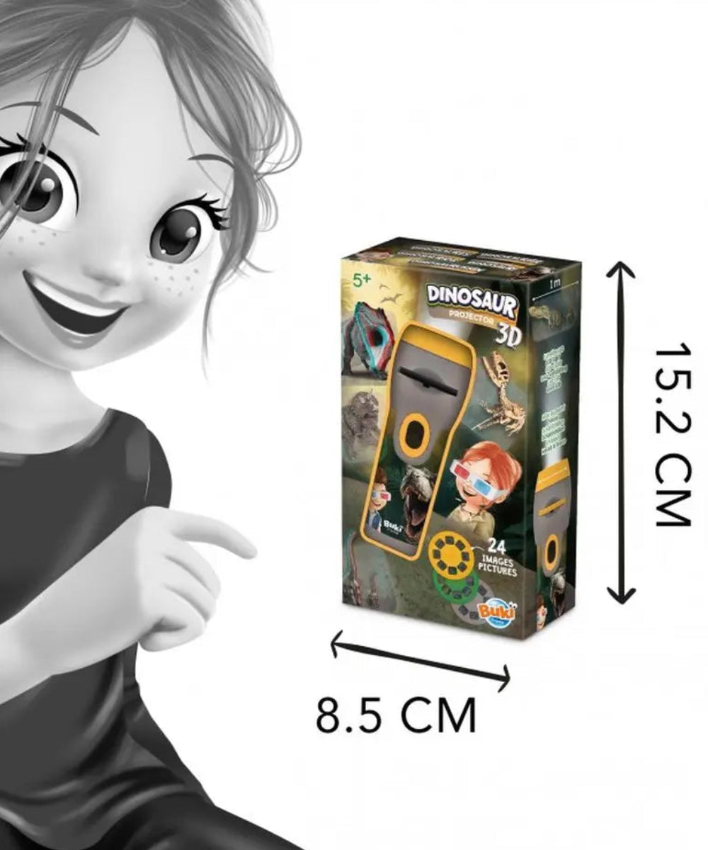 Projecteur Dinosaures 3D Buki en situation