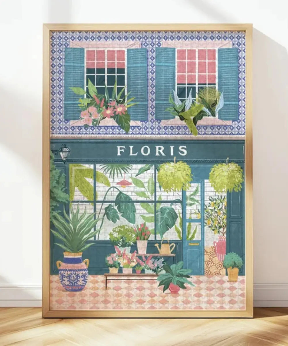 Puzzle 1000 pièces Floris de La Petite Epicerie encadré