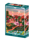 Boîte du puzzle La Ville d'Halloween, 1000 pièces, de la marque Pieces & Peace, sur fond blanc