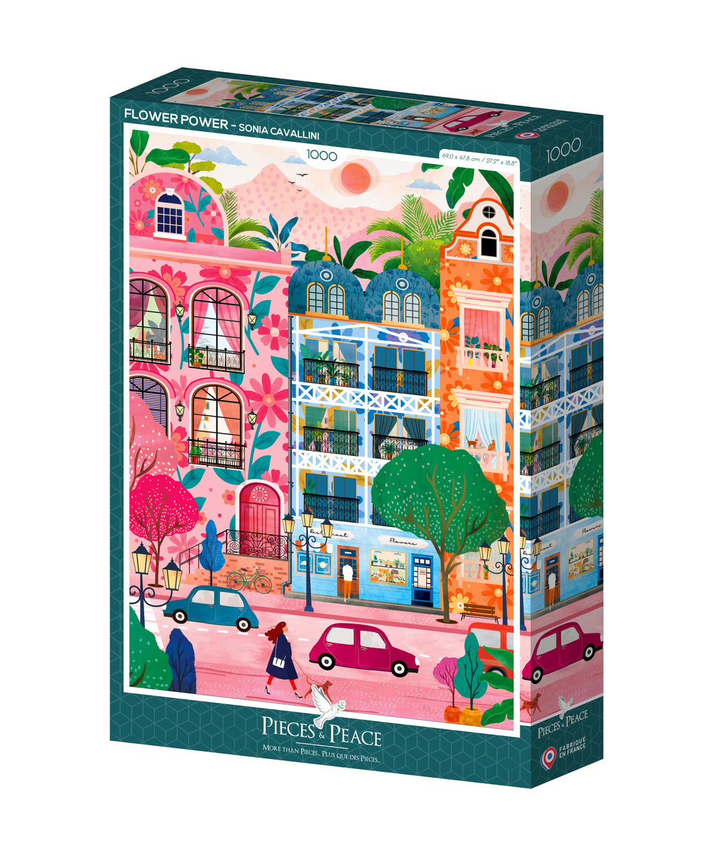Puzzle 1000 pièces Le Pouvoir des Fleurs de Pieces & Peace