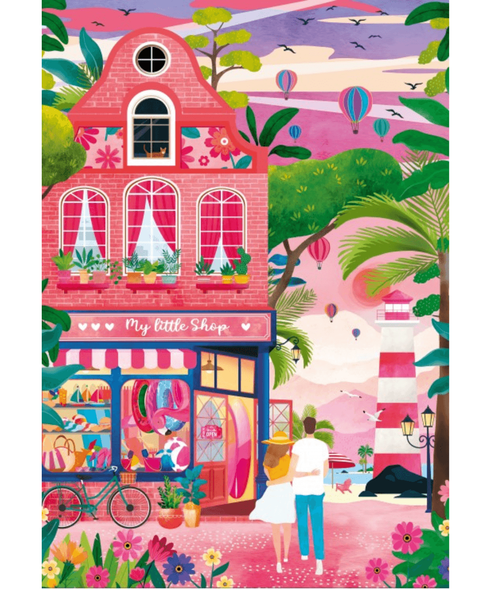 Détails de l'illustration Mon petit Magasin du puzzle 1000 pièces