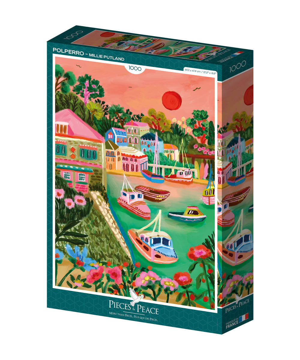 Puzzle 1000 pièces Polperro de Pieces & Peace