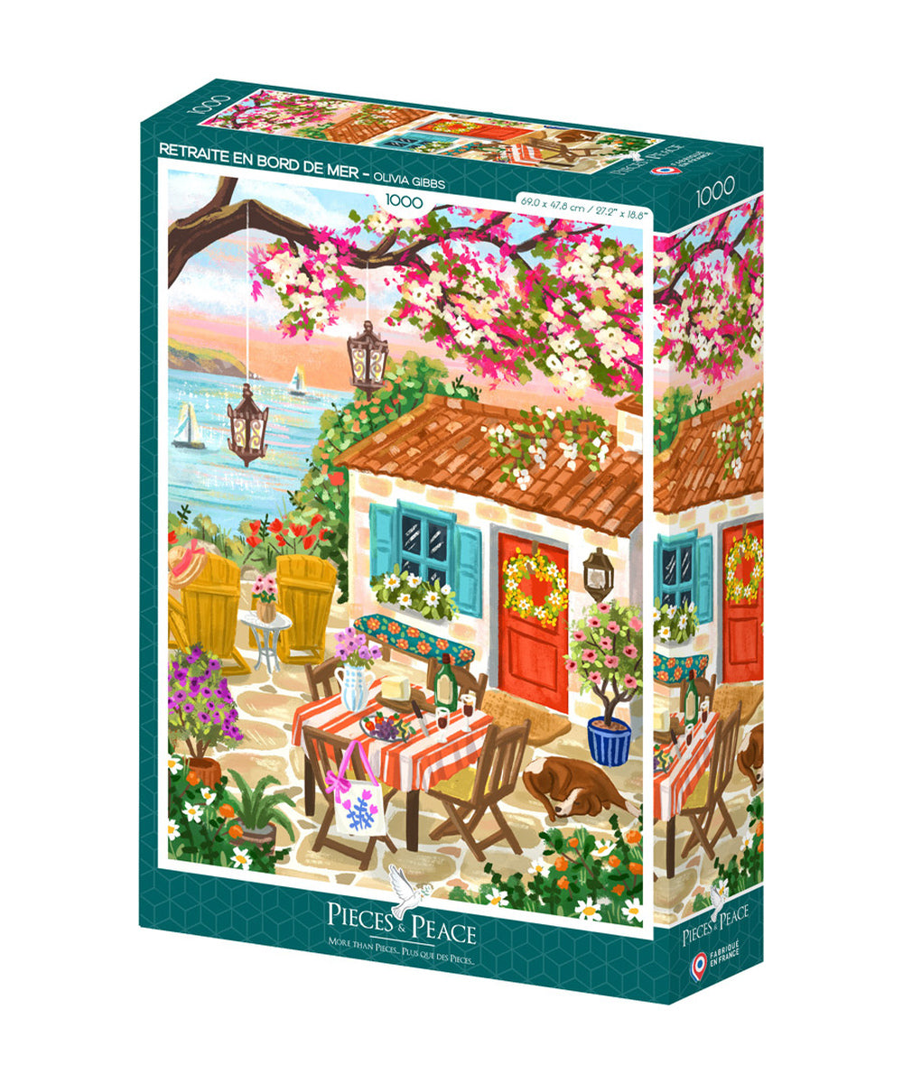 Puzzle 1000 pièces Retraite en Bord de Mer de Pieces & Peace