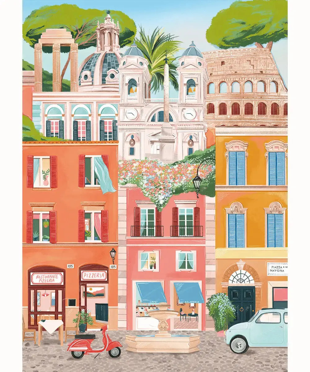 Détails de l'illustration Rome du puzzle 1000 pièces