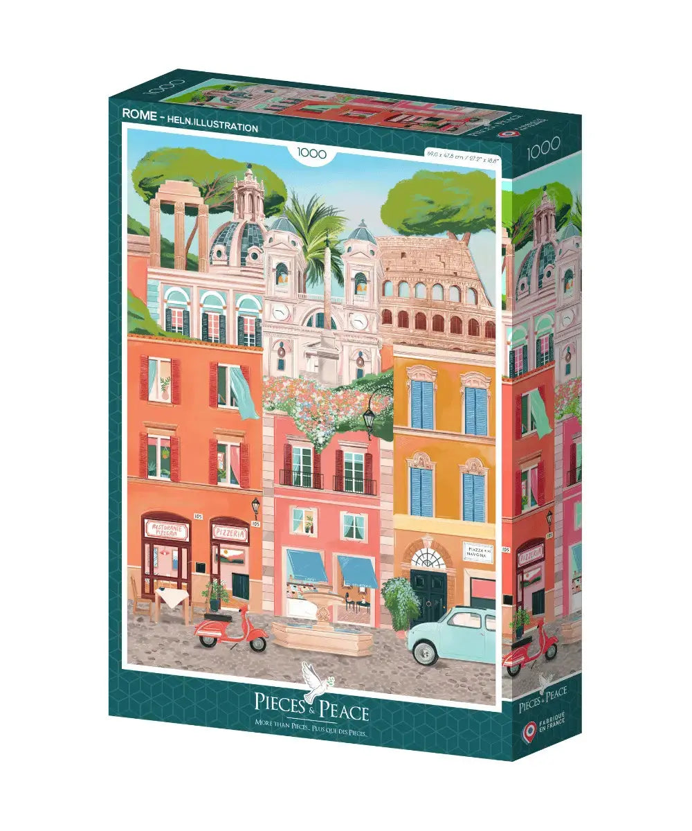 Puzzle 1000 pièces Rome de Pieces & Peace