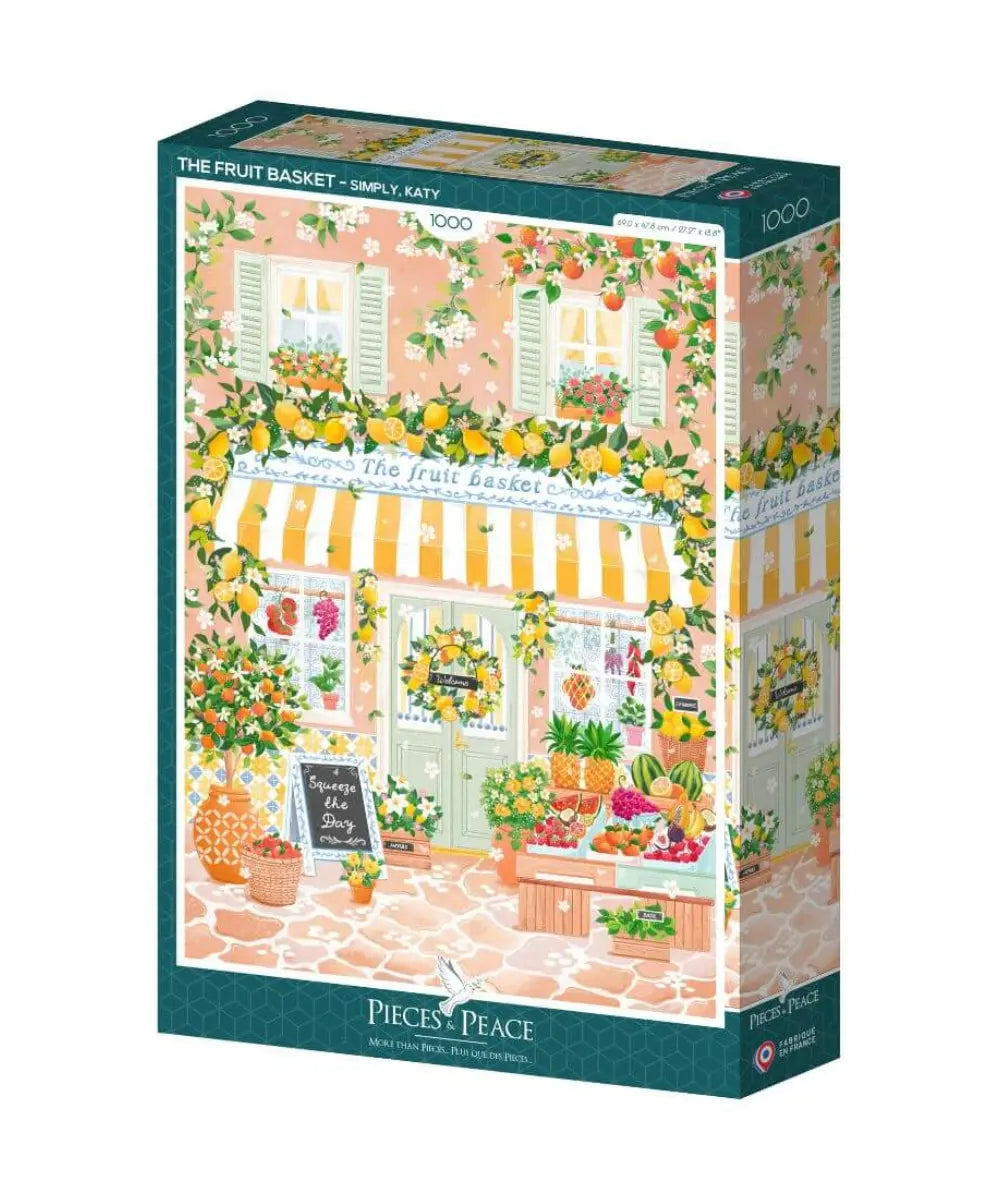 Puzzle 1000 pièces Panier à fruits de Pieces & Peace