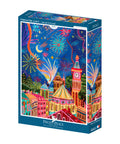 Puzzle 500 pièces Feu d'Artifice Lumineux de Pieces & Peace