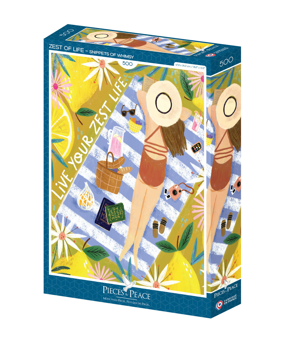 Puzzle 500 pièces Le Goût de la Vie de Pieces & Peace