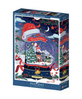Puzzle 500 Pièces - Le Village Enneigé du Père Noë - santa'S Snowy Village de la marque Pieces & Peace