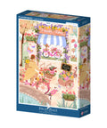 Boîte du puzzle Vélos Fleuris, 500 pièces, de la marque Pieces & Peace, sur fond blanc