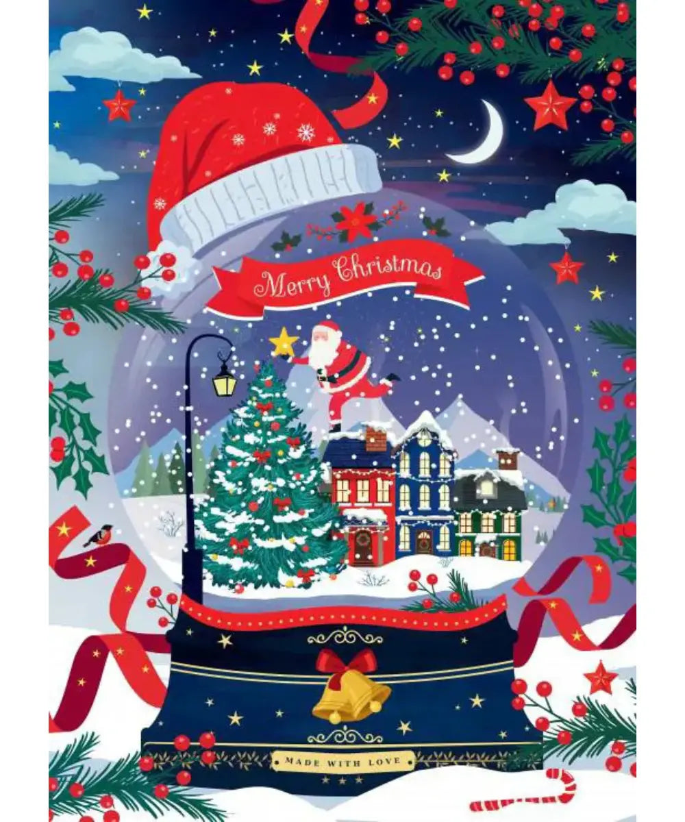 Puzzle 500 Pièces - Le Village Enneigé du Père Noël | Pieces & Peace