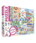 Puzzle cherche et trouve kawaii 54 pieces auzou avec poster fabrique en france