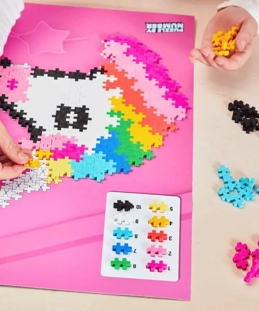 Détail du Puzzle Licorne 250 pièces de Plus-Plus